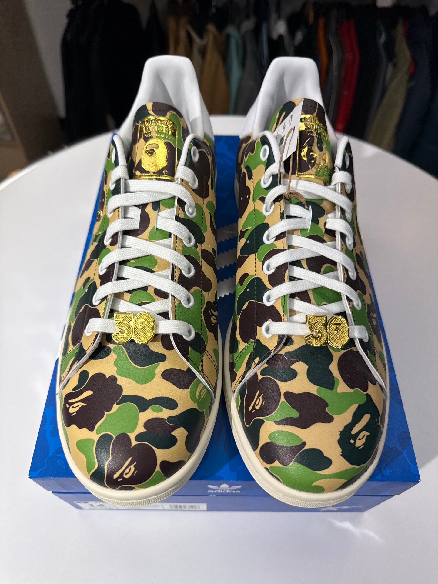 New Bape x Adidas Stan Smith ABC Camo