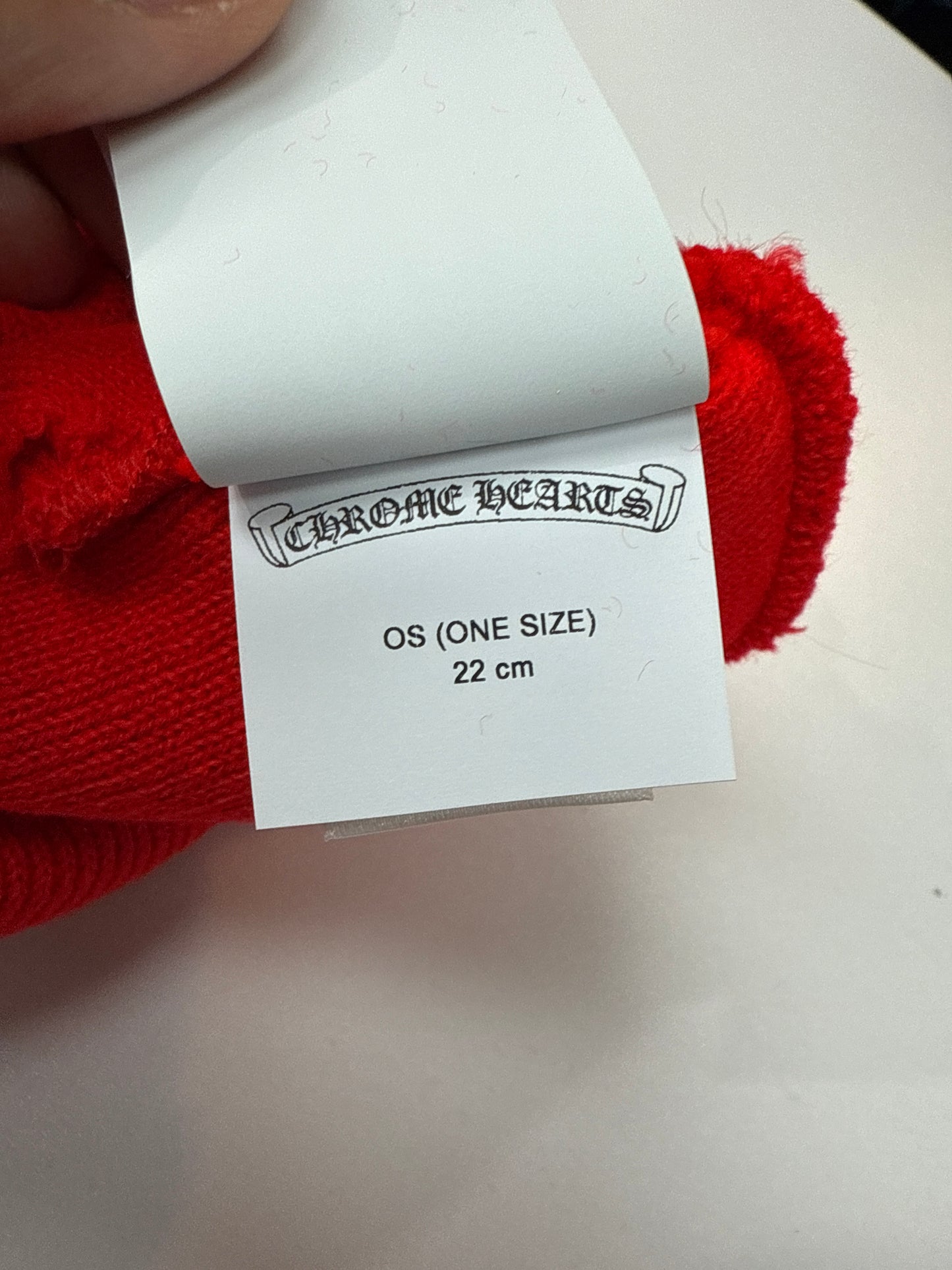 Chrome Hearts Red Watch Cap
