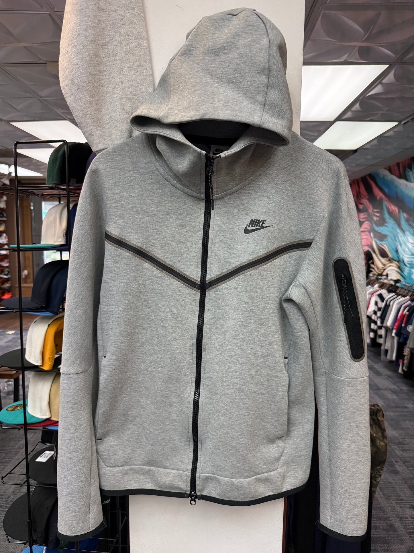 Nike Grey Tech Fleece Hoodie