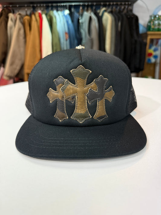 New Chrome Hearts Camo Cemetery Trucker Hat