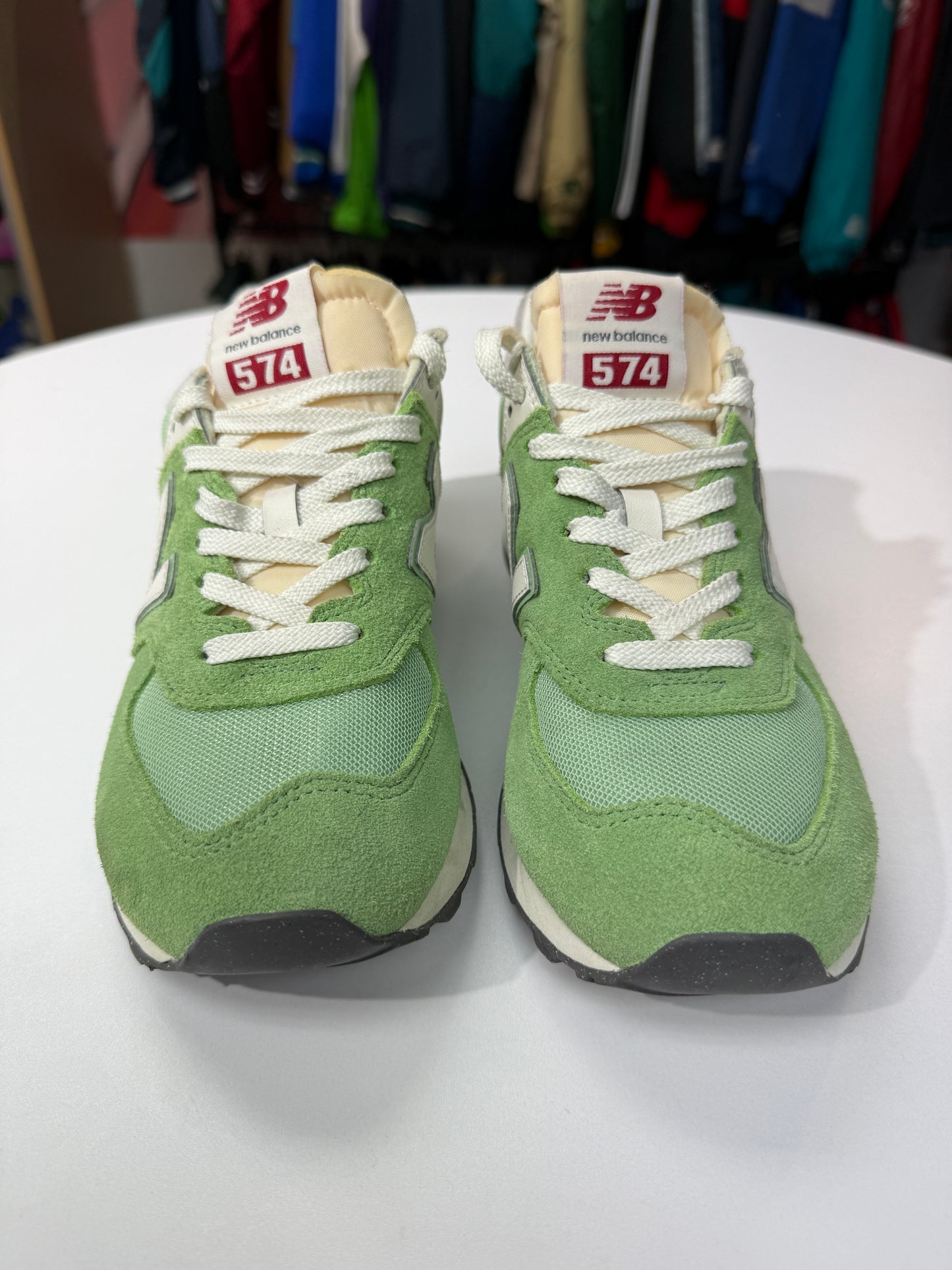 Preowned Chive New Balance 574