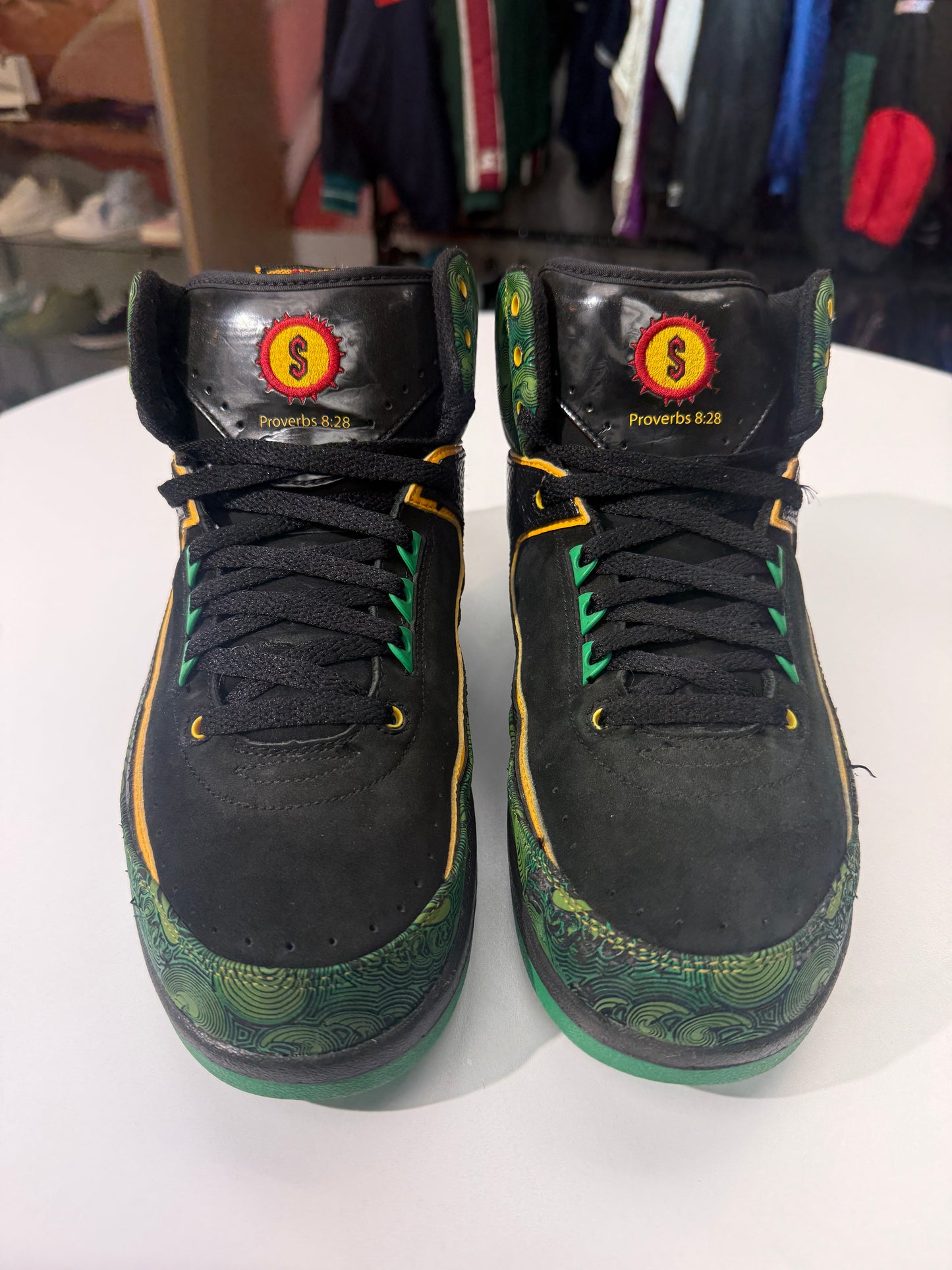 Preowned Doernbecher Peacock Jordan 2