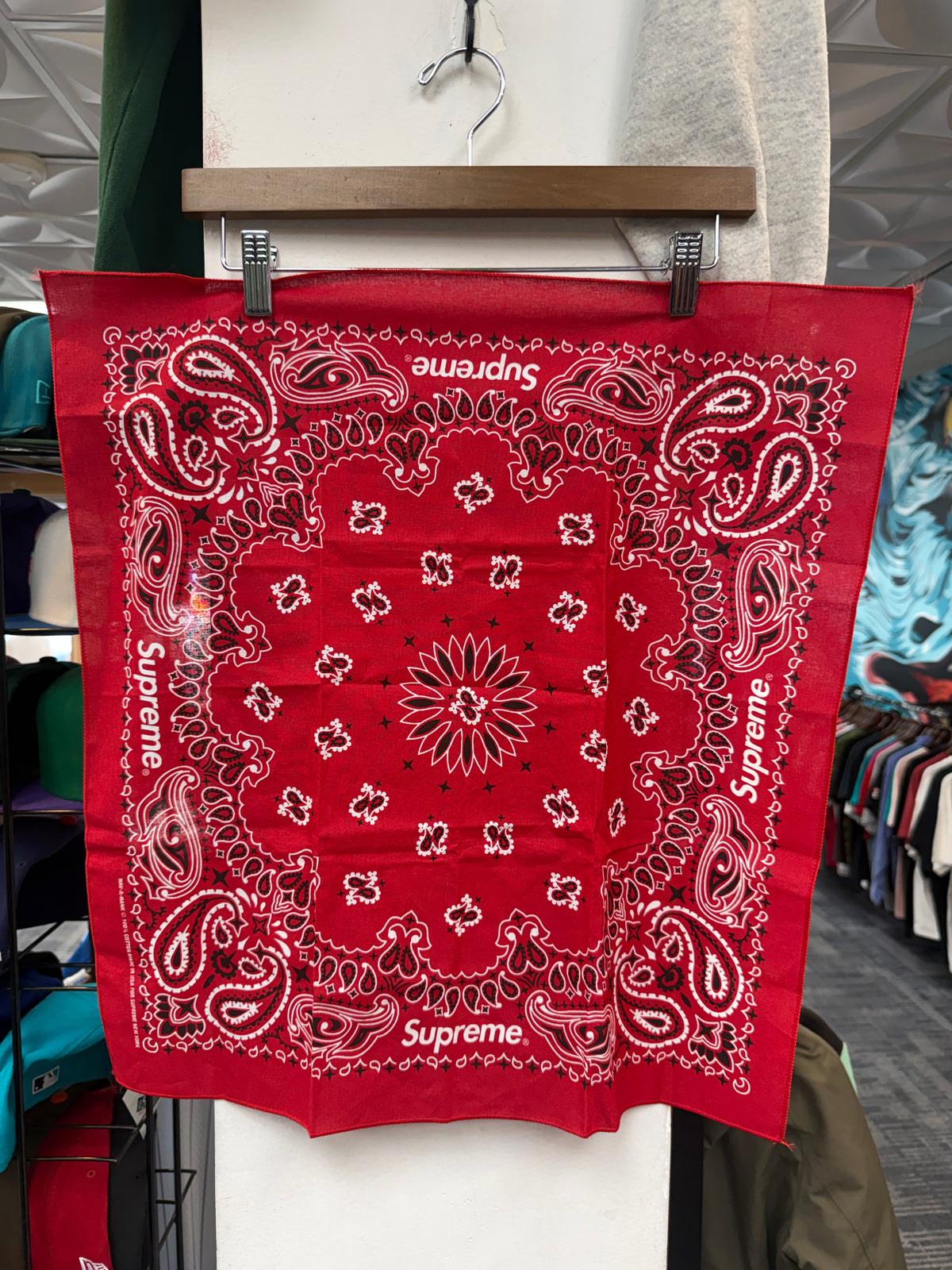 New Supreme Red Bandana