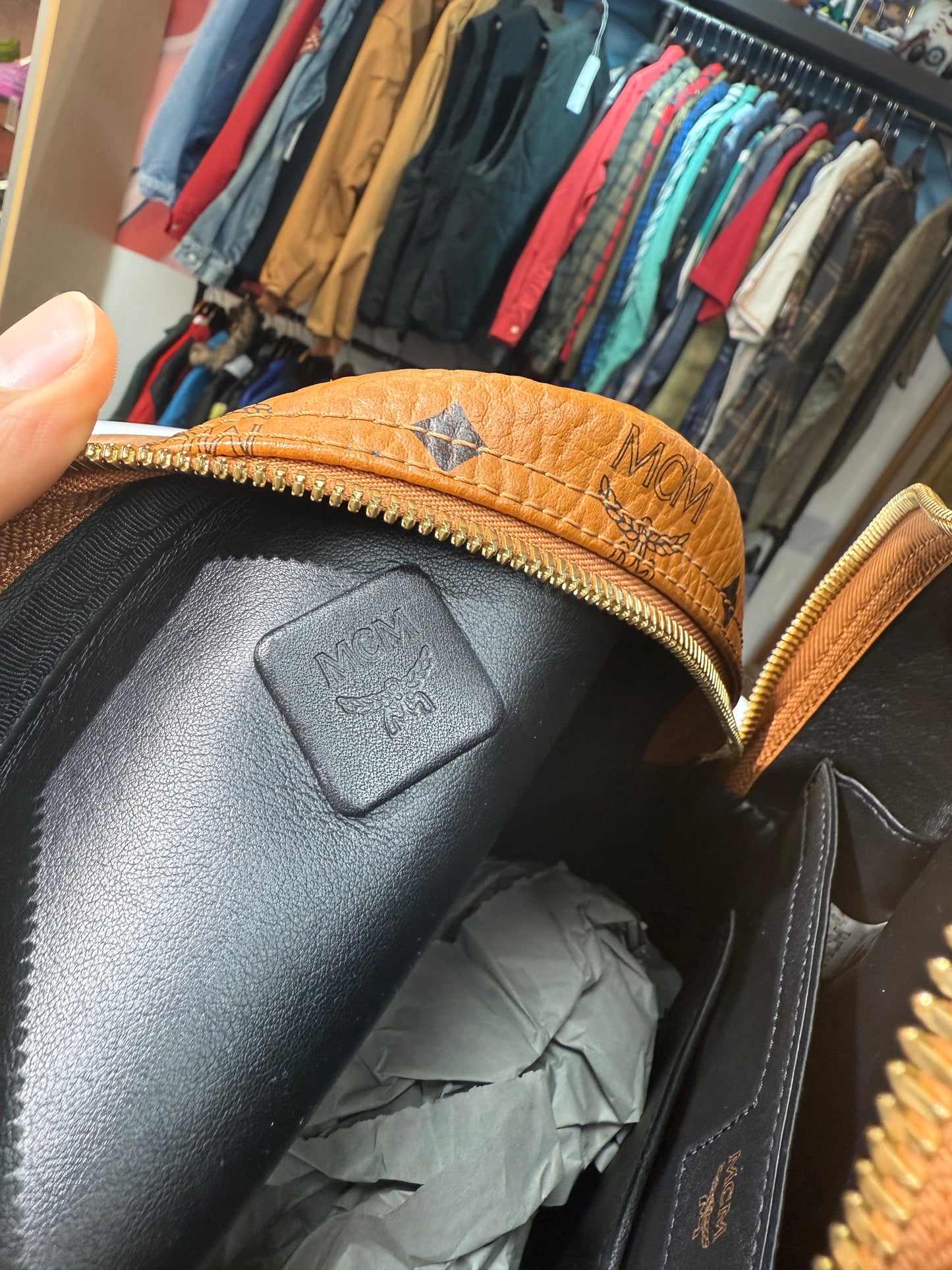 MCM Small Stark Visetos Backpack