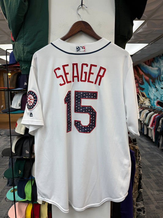 Mariners Stars & Stripes Kyle Seager Jersey
