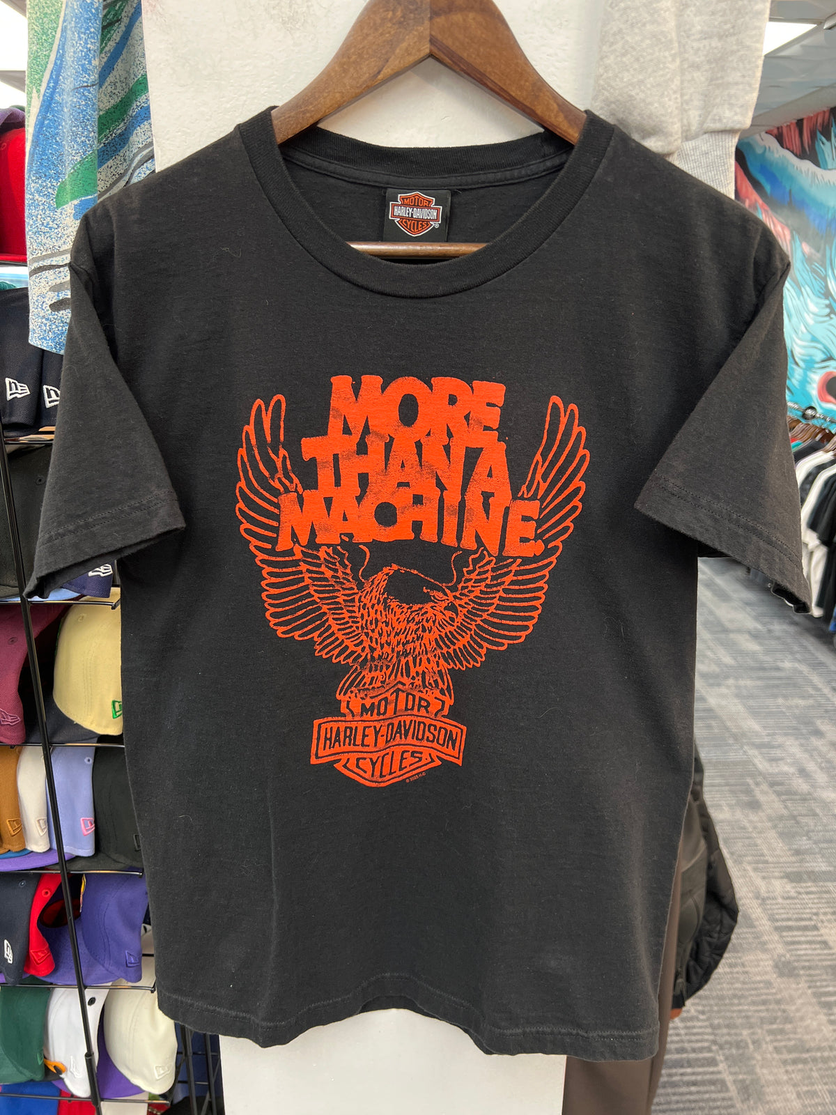 Harley Davidson “More Than A Machine” Black Tee