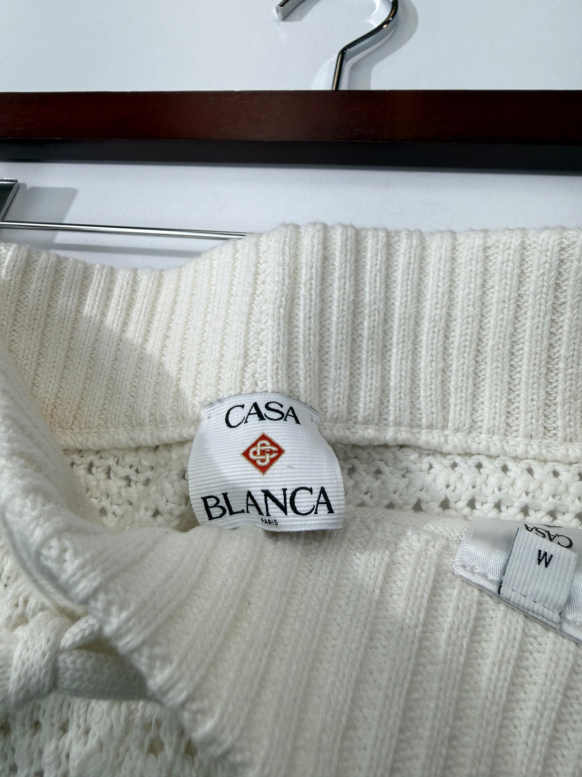 Casablanca Crochet Cotton Shorts