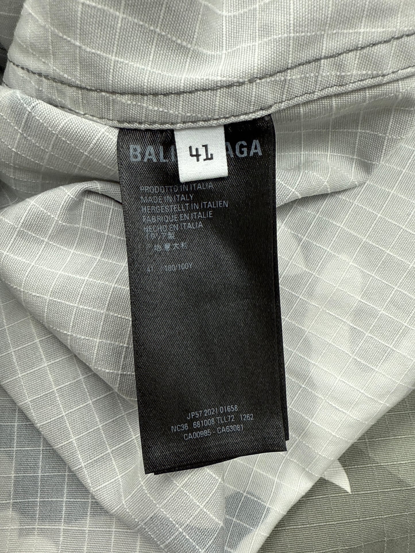 Balenciaga Snow Camo Overshirt