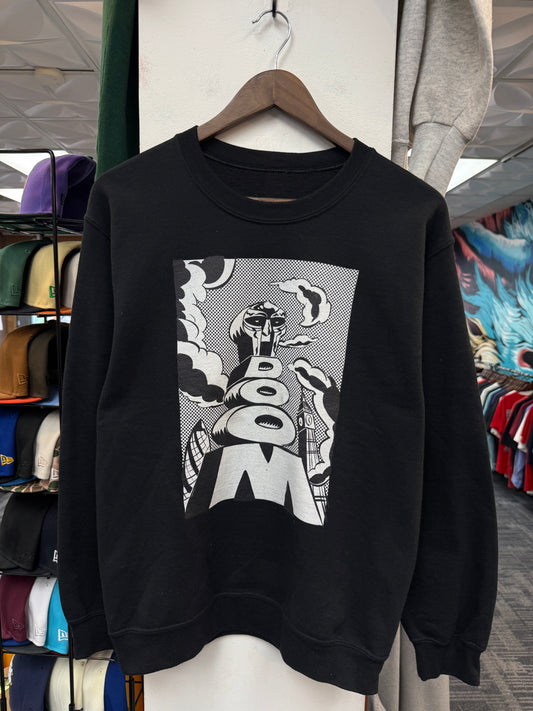 MF Doom Black Crewneck
