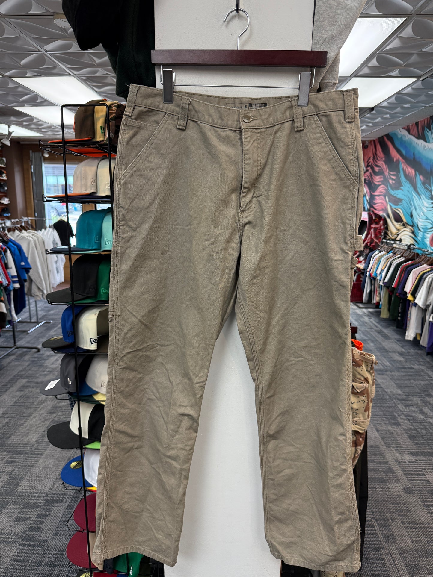 Carhartt Rugged Relaxed Fit Khaki Pants