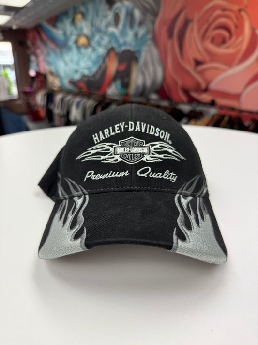 Harley Black Flame Hat