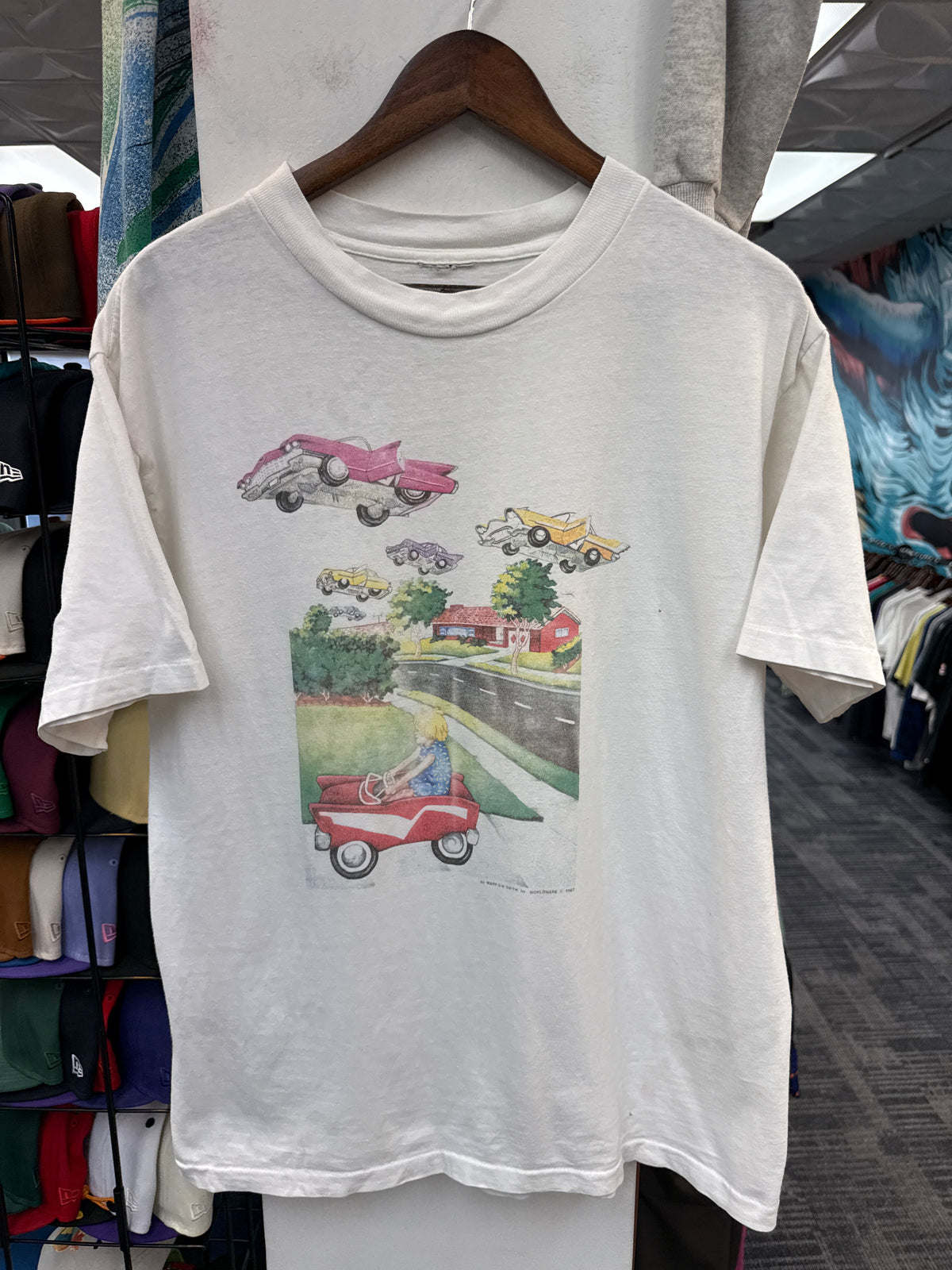 Vintage Flying Hot Rod Tee