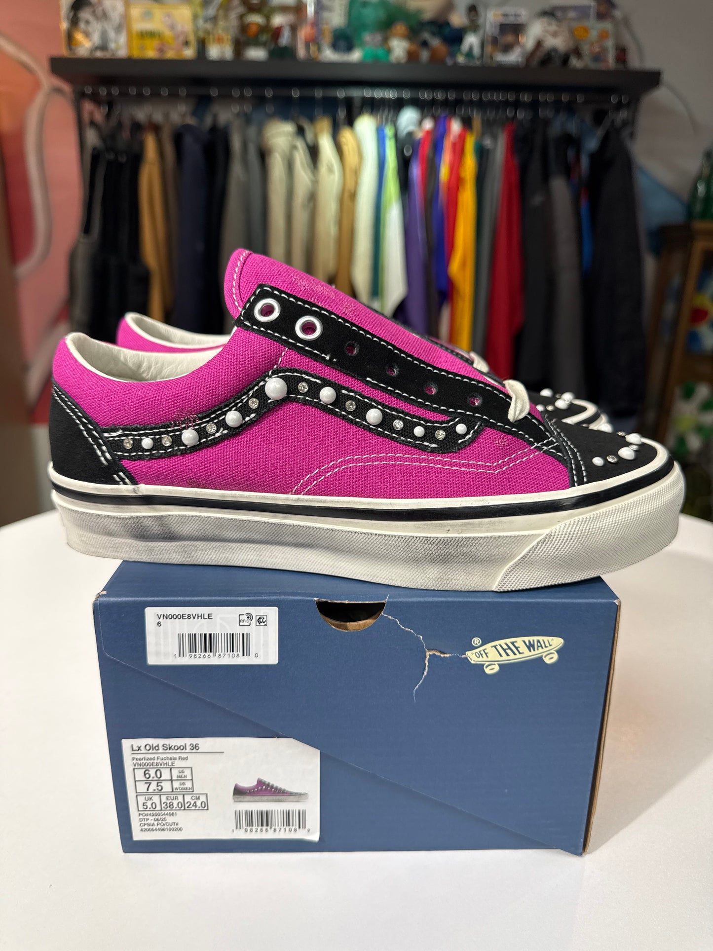 New Vans OTW Old Skool 36 Pearlized Pack Pink