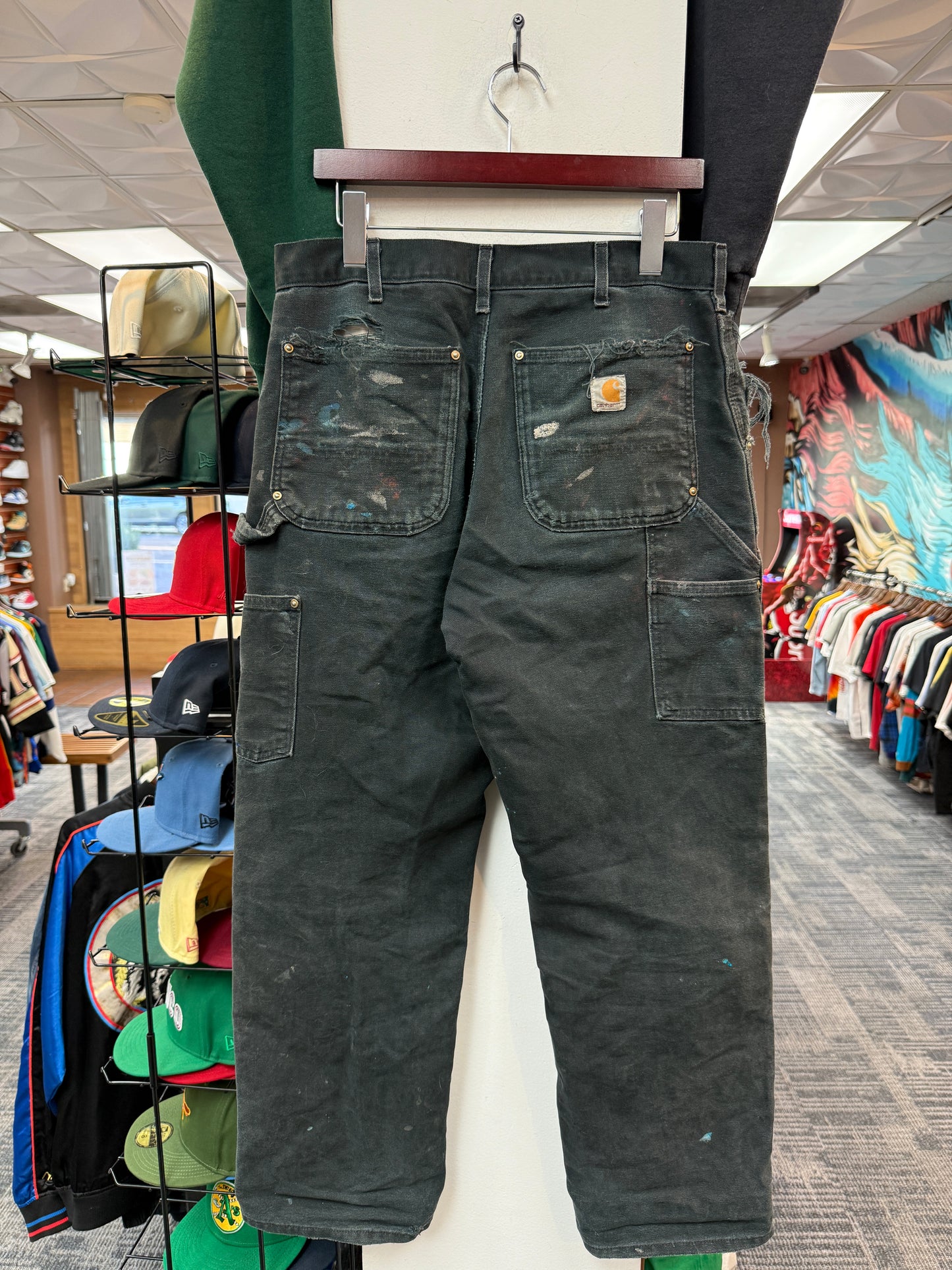 Vintage Black Carhartt Double Knee