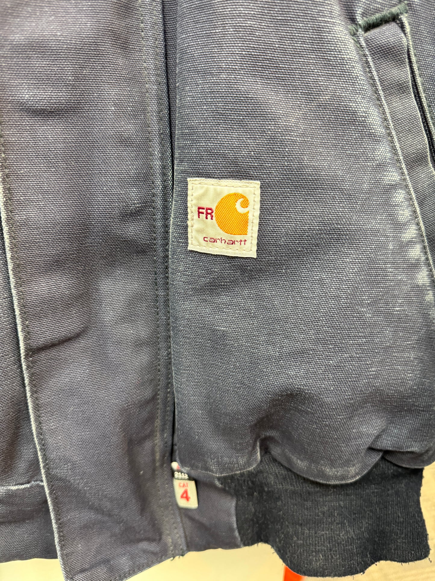 Carhartt FR Navy Hooded Work Jacket