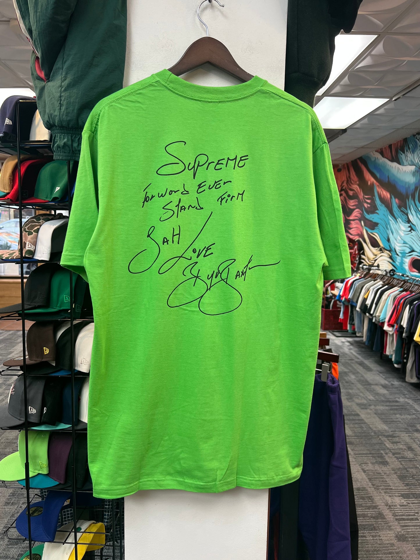 New Supreme Buju Banton Tee (Green)