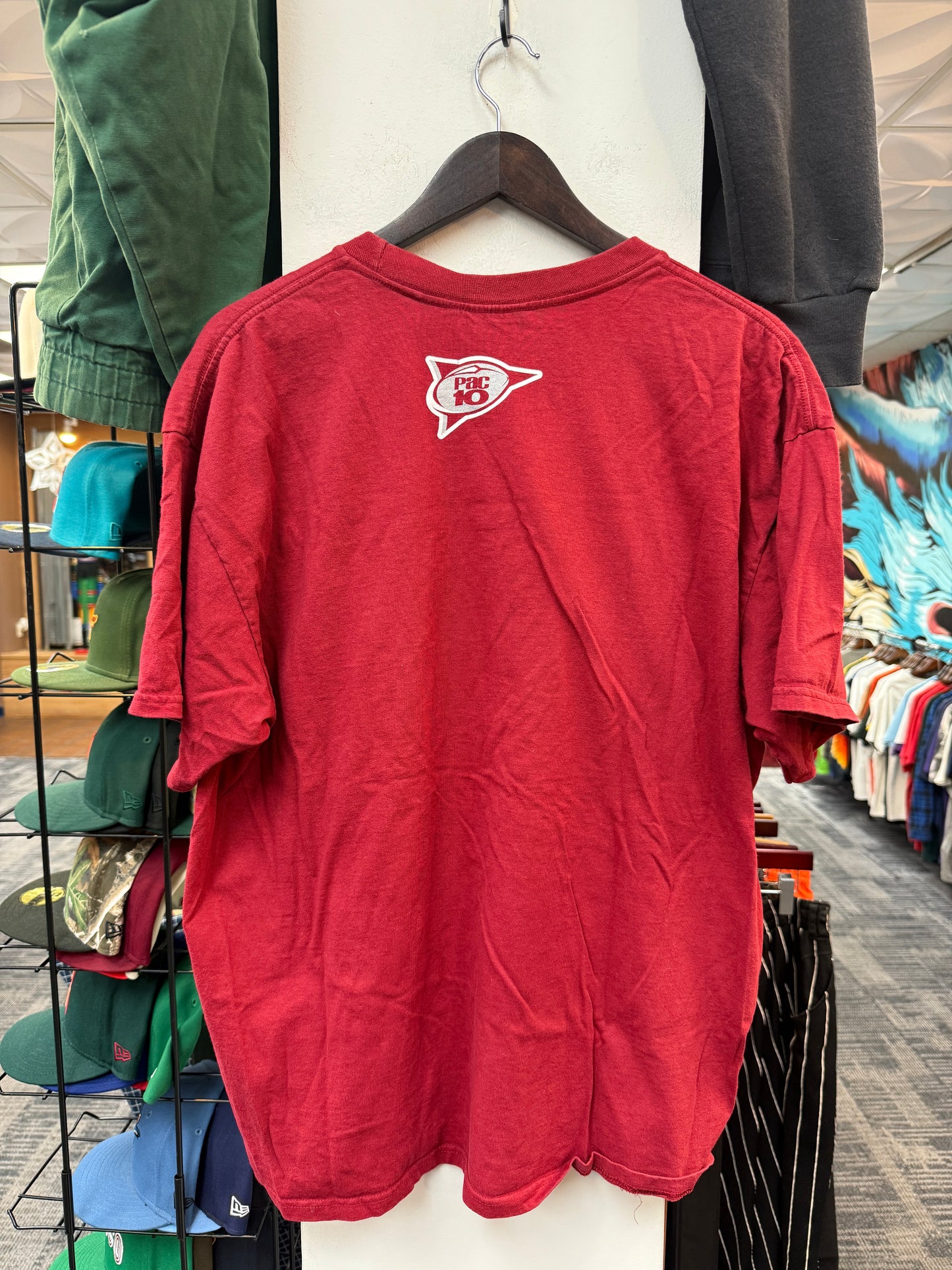 Vintage Nike WAZU State Football Tee