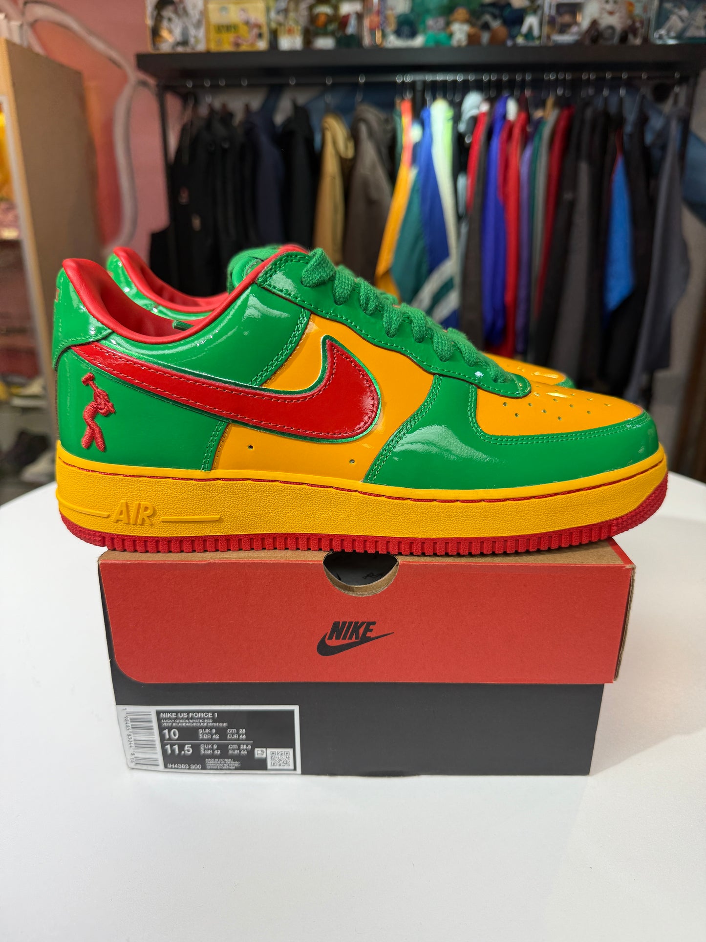 Preowned Lucky Green Lil Yachty Concrete Boys Af1