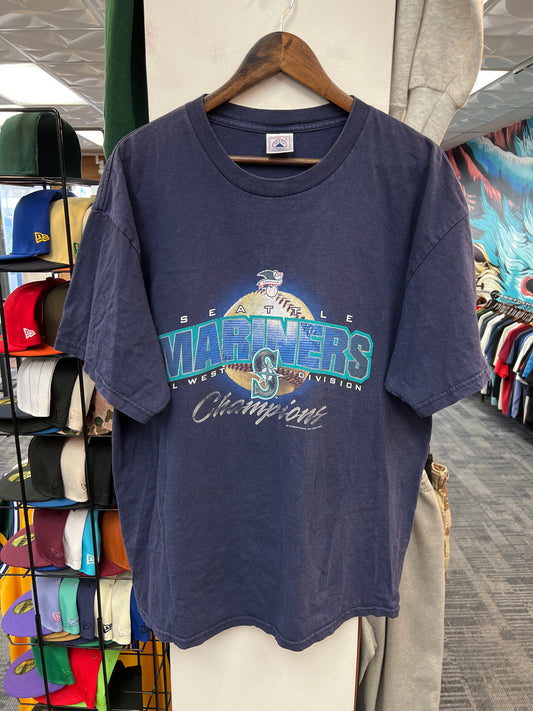 Vintage Seattle Mariners AL West Division Champions Tee