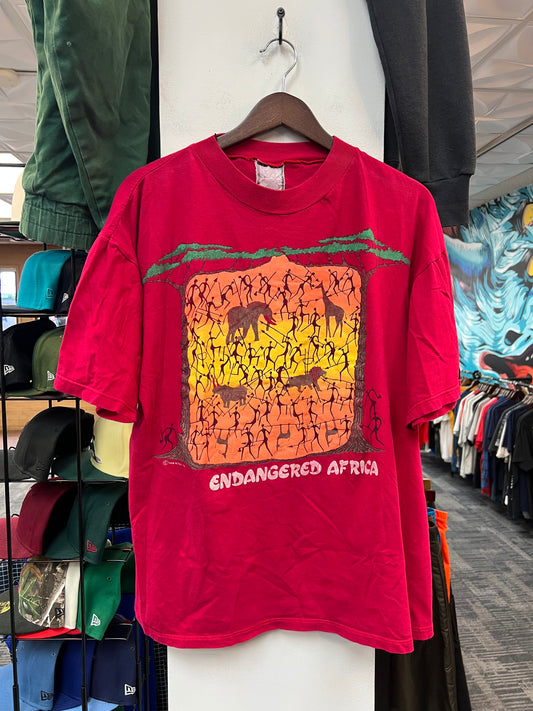 Vintage Endangered Africa Graphic Tee