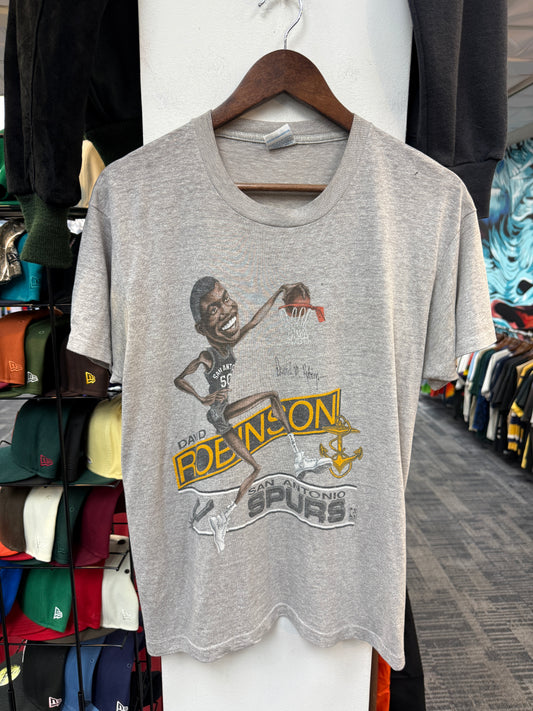 Vintage Salem David Robinson Cartoon Tee