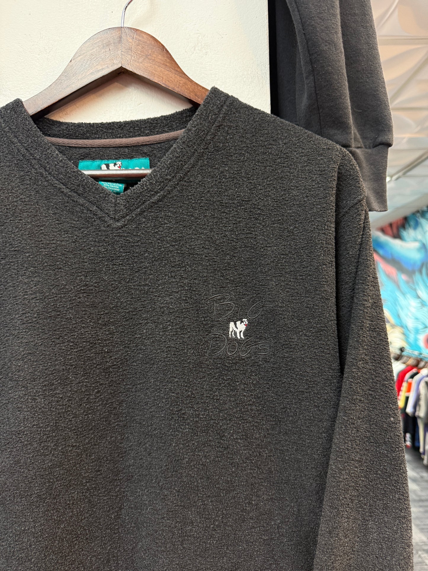 Big Dogs V Neck Crewneck