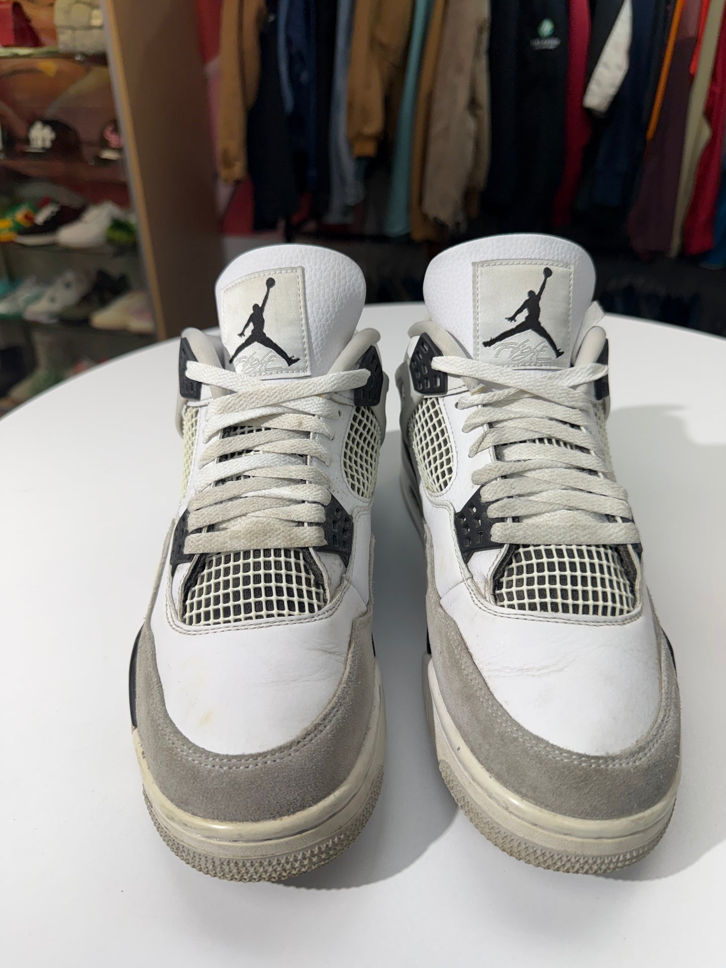 Preowned Military Black Jordan 4