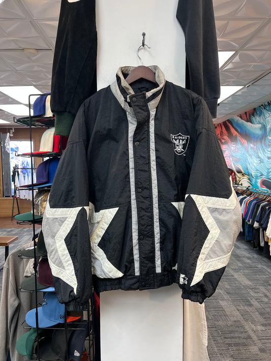 Vintage 90s Starter Raiders Jacket