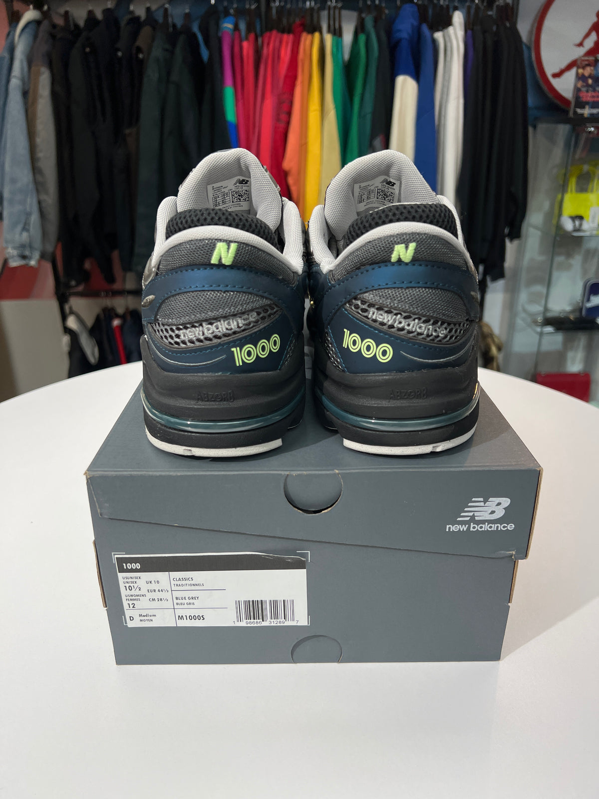 Preowned New Balance 1000 Deep Ocean