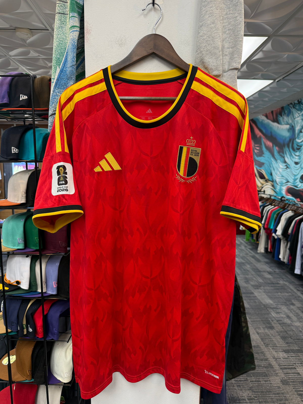 New Adidas Belgium 2026 Home Jersey