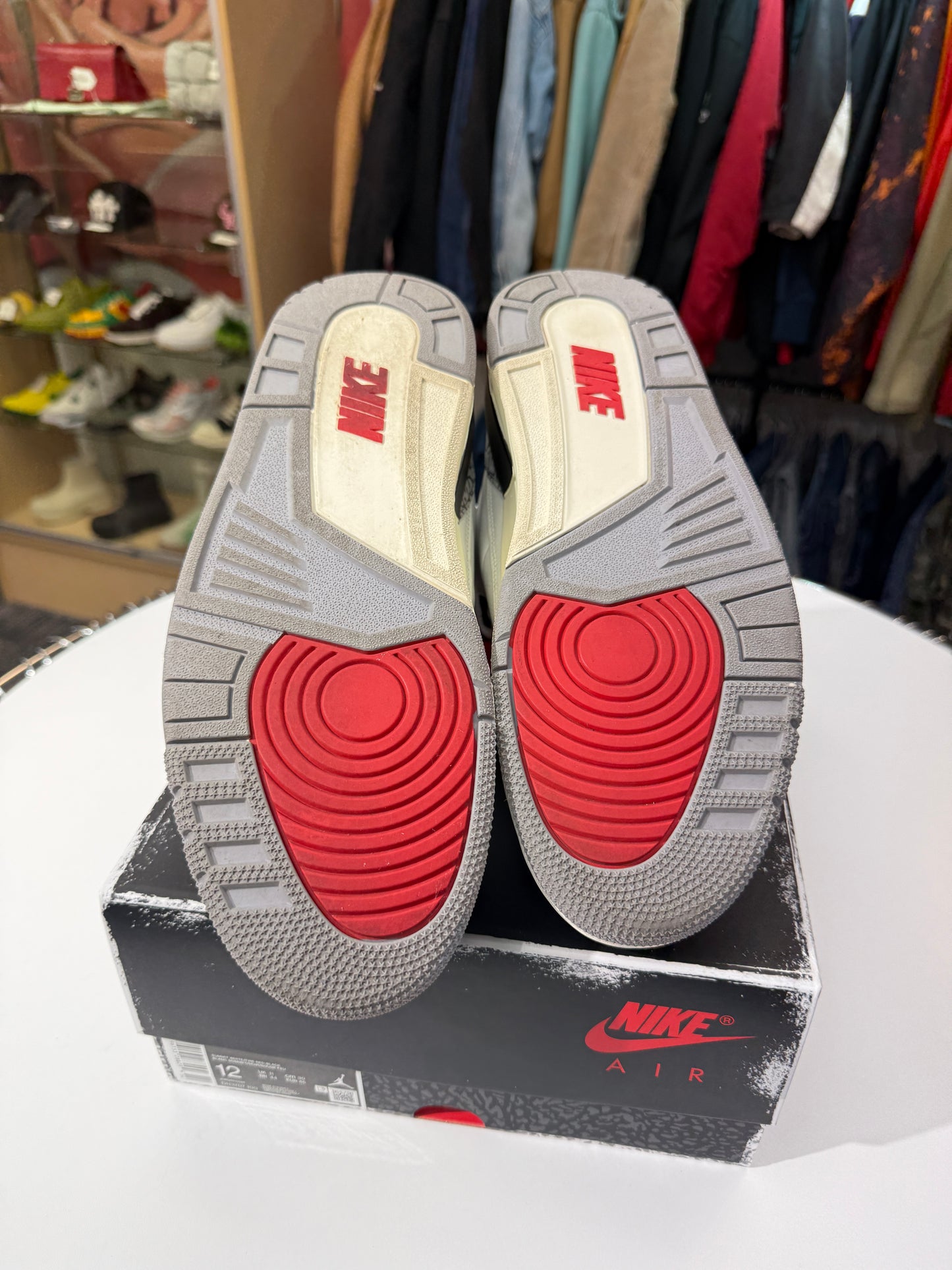 Preowned Reimagined White Cement Jordan 3