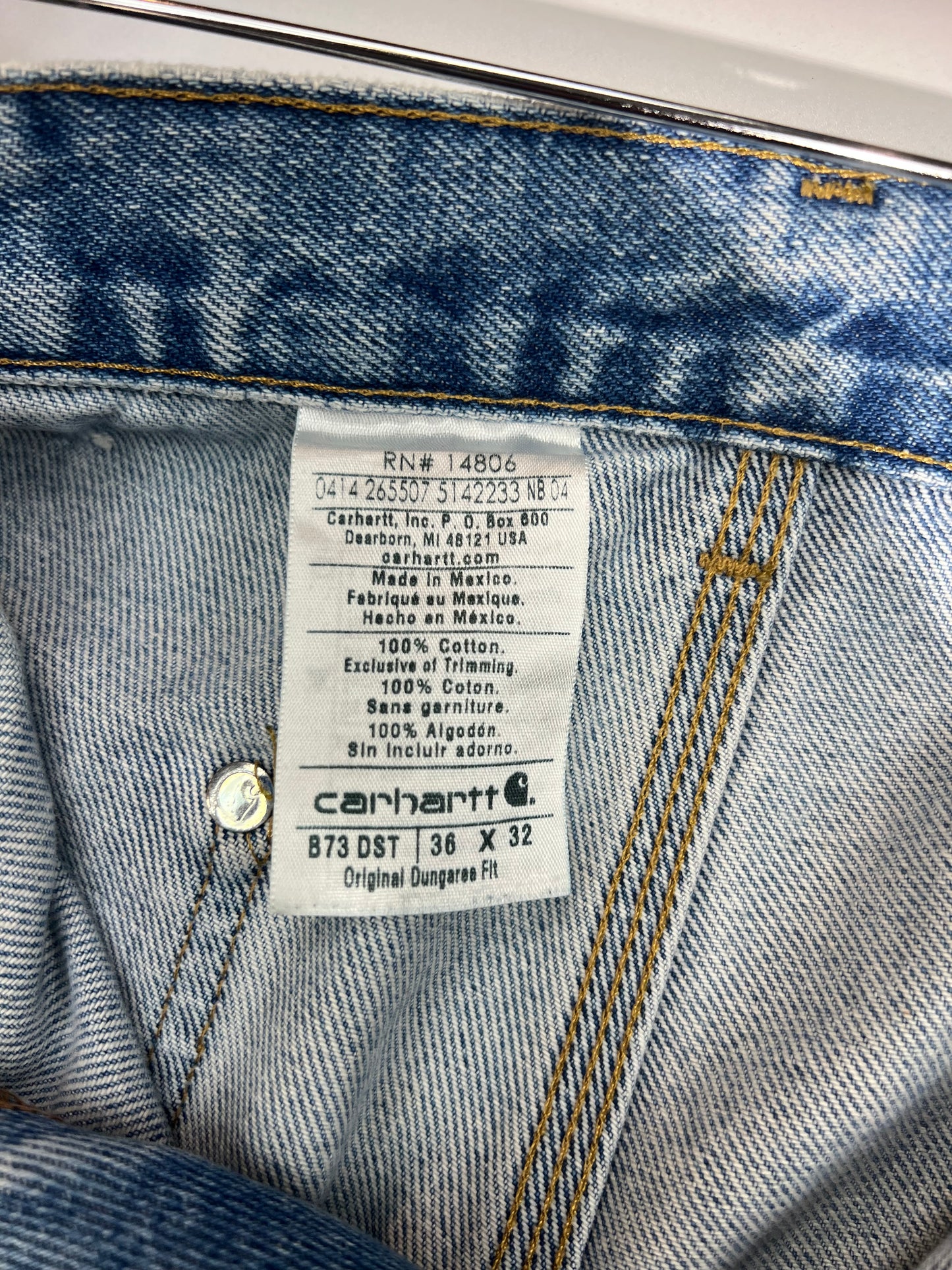 Carhartt B73 Double Knee Denim Jeans