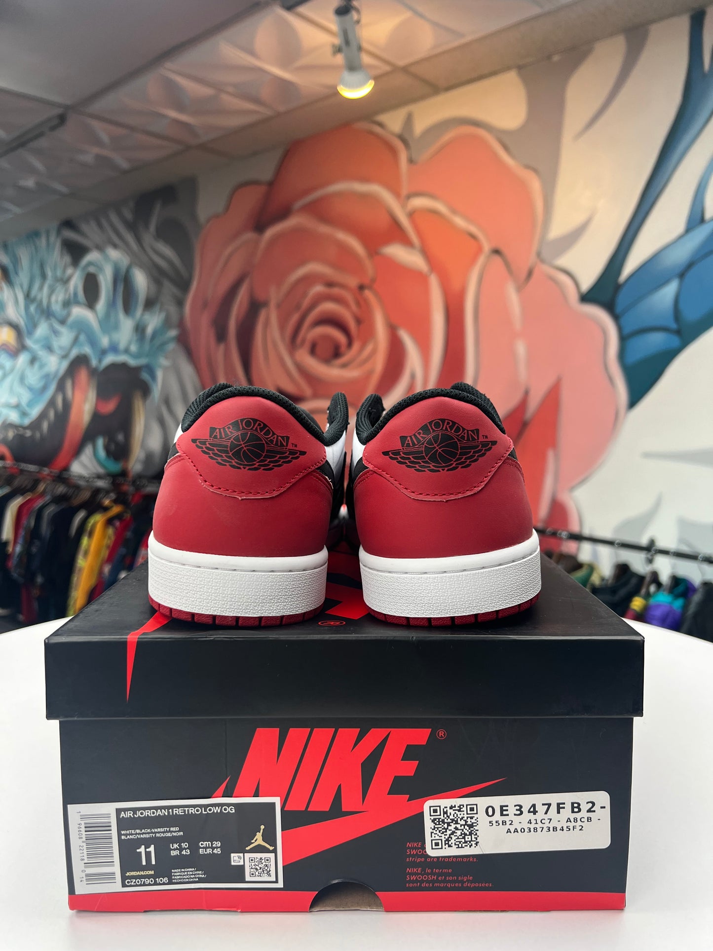 Brand New Jordan 1 Low Black Toe