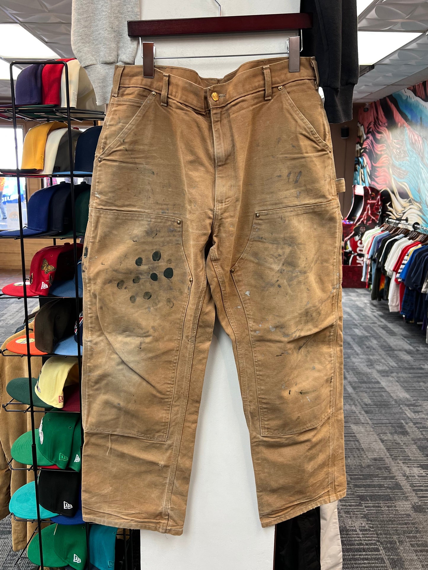 Carhartt Double Knee Tan Carpenter Pants