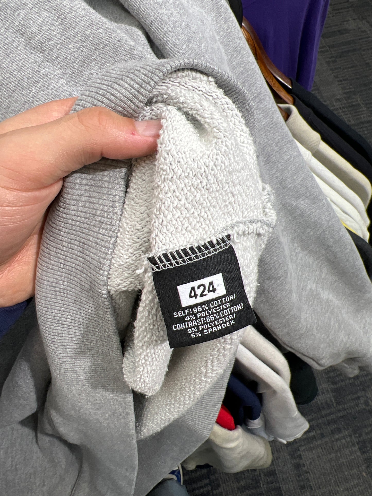 424 Grey Crewneck