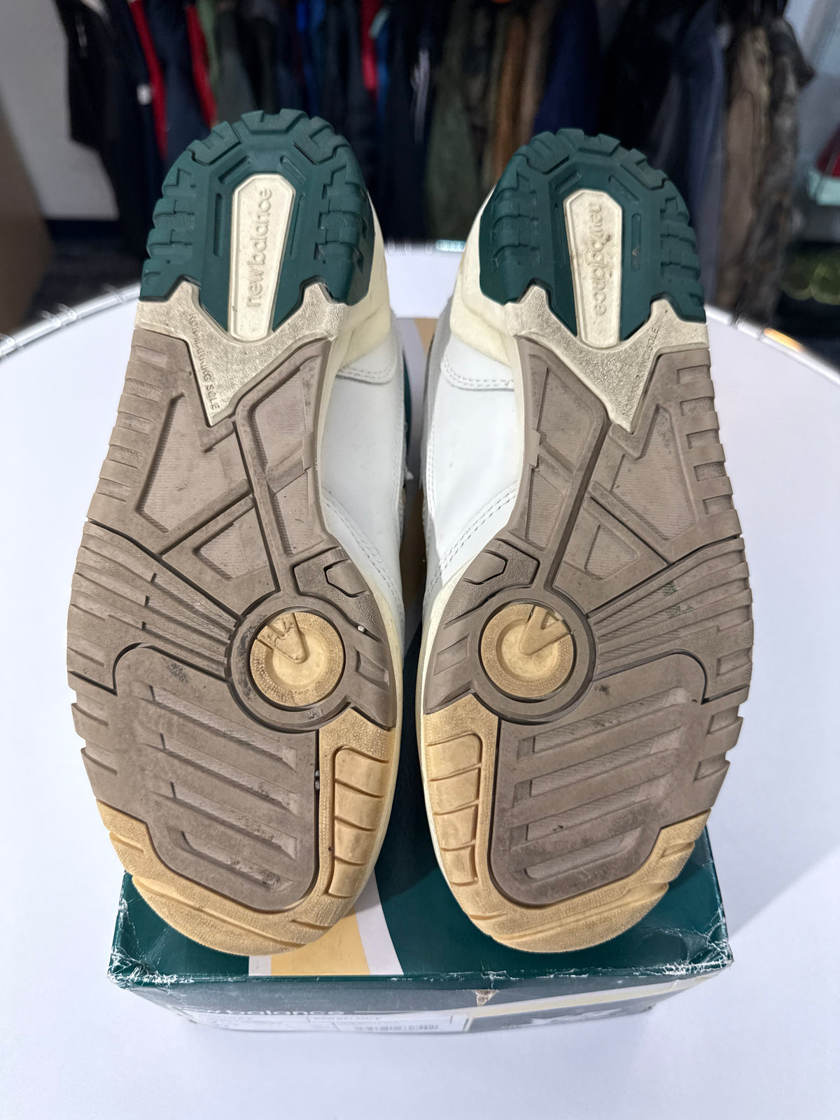 Preowned New Balance x ALD 550 Natural Green