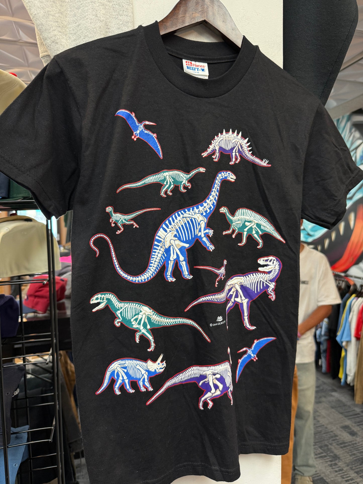 Vintage Dinosaur Skeleton Tee