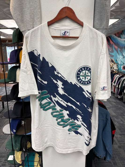 Vintage 1996 Logo Athletic Mariners Tee