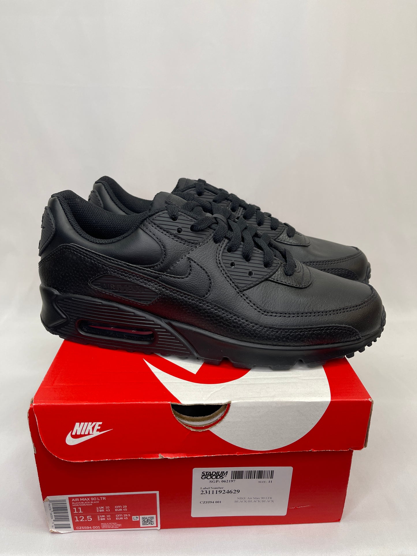 New Nike Air Max 90 Triple Black