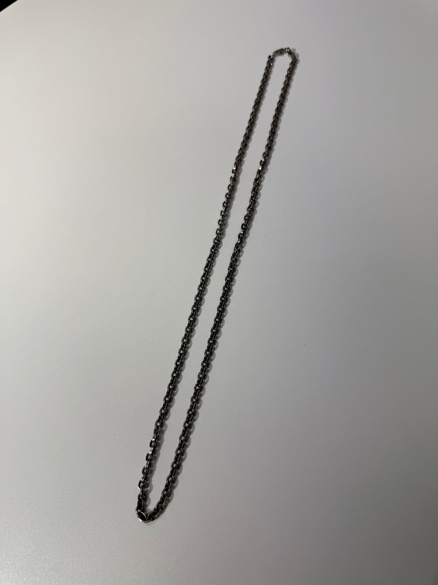 New Chrome Hearts 30” Paper Chain Necklace