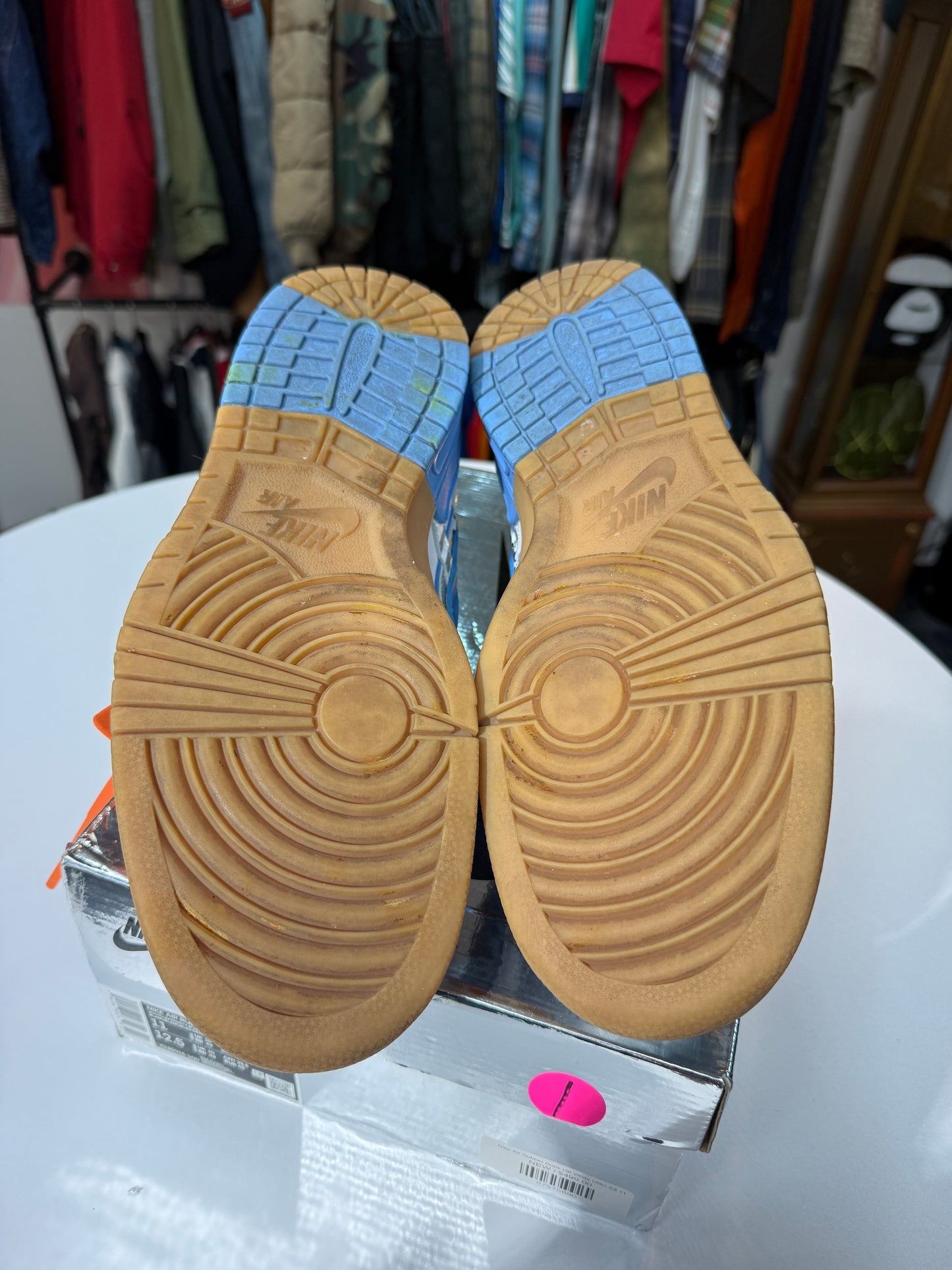 Preowned UNC Off-White Rubber Dunk
