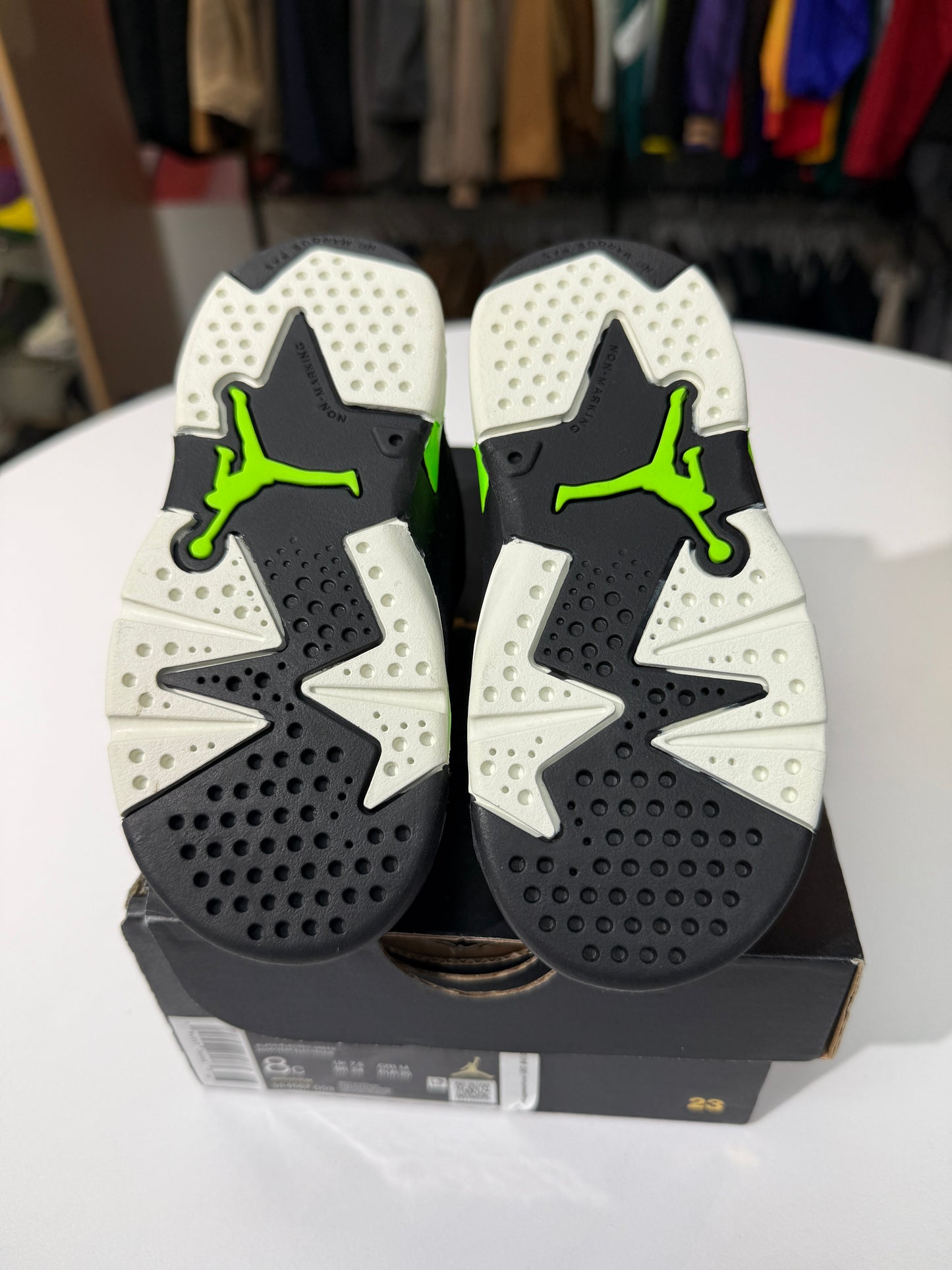 New Electric Green Jordan 6