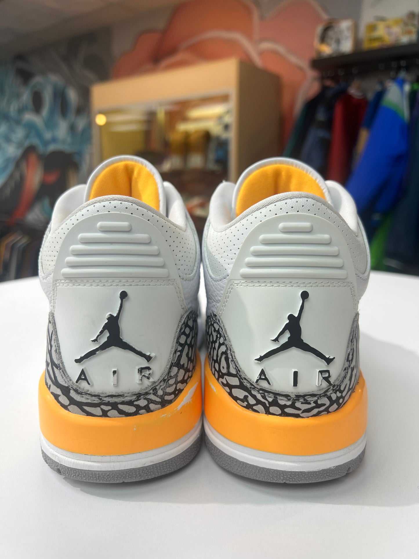 Preowned Jordan 3 Laser Orange