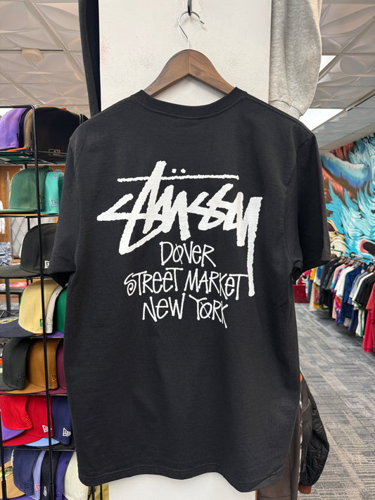 New Stussy Dover Street Black Tee