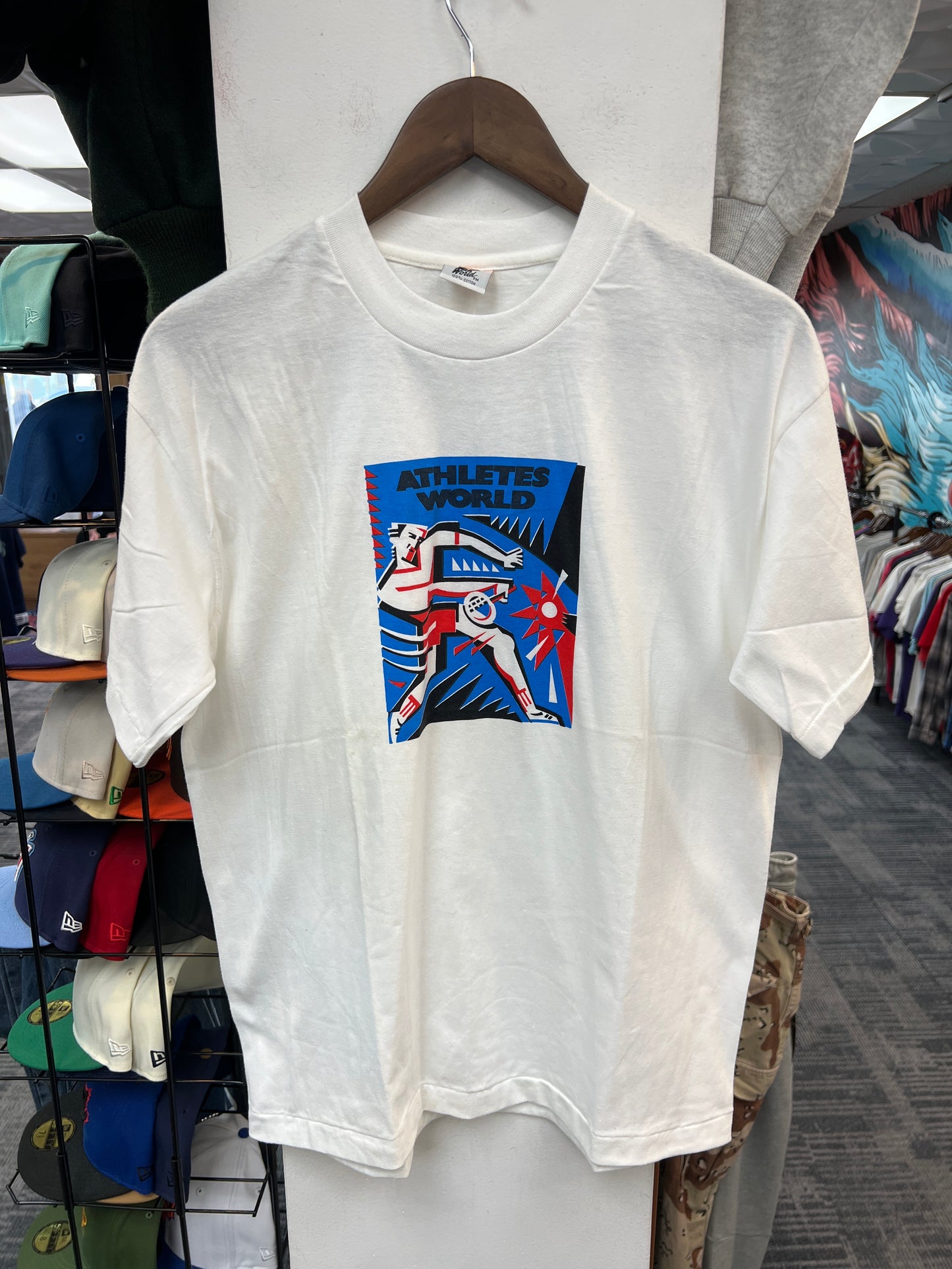 Vintage “Athletes World” Graphic Tee