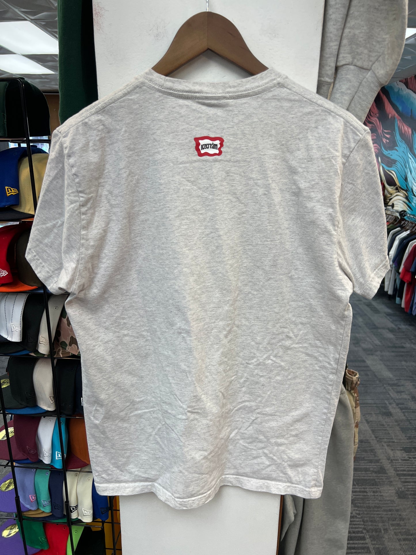 Ice Cream Fruits of Labor Cherry Heather Grey Tee