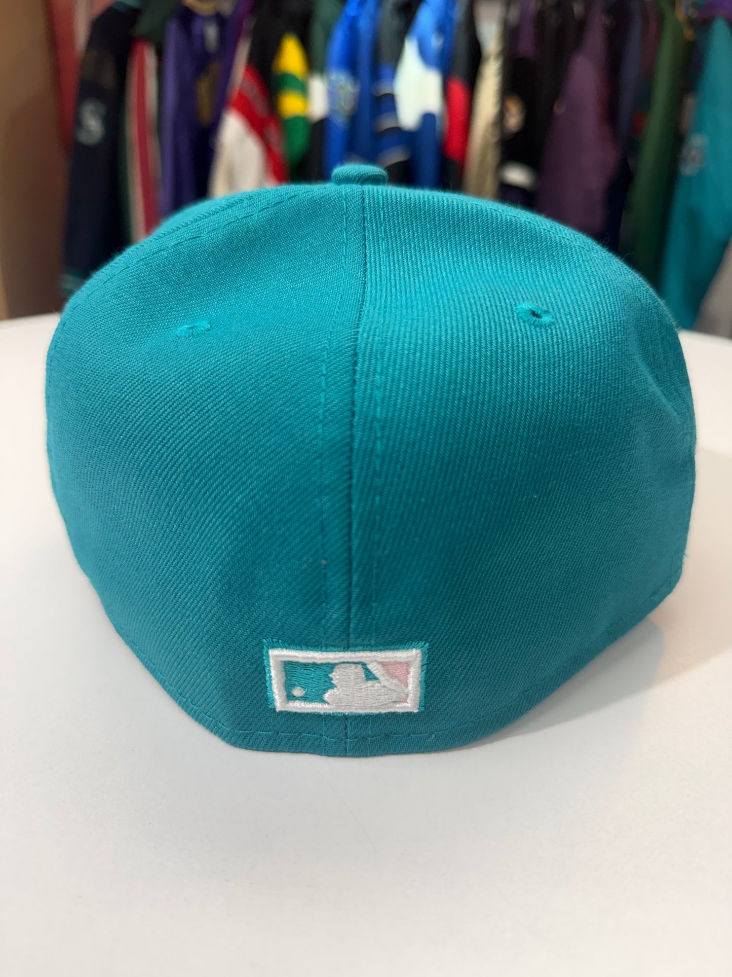 Seattle Mariners Teal/Pink Fitted