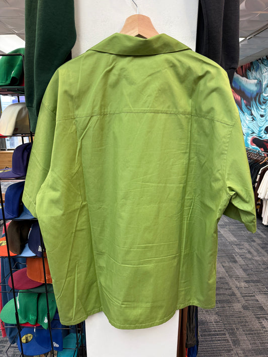 New Marni Logo Organic Popeline Shirt Kiwi