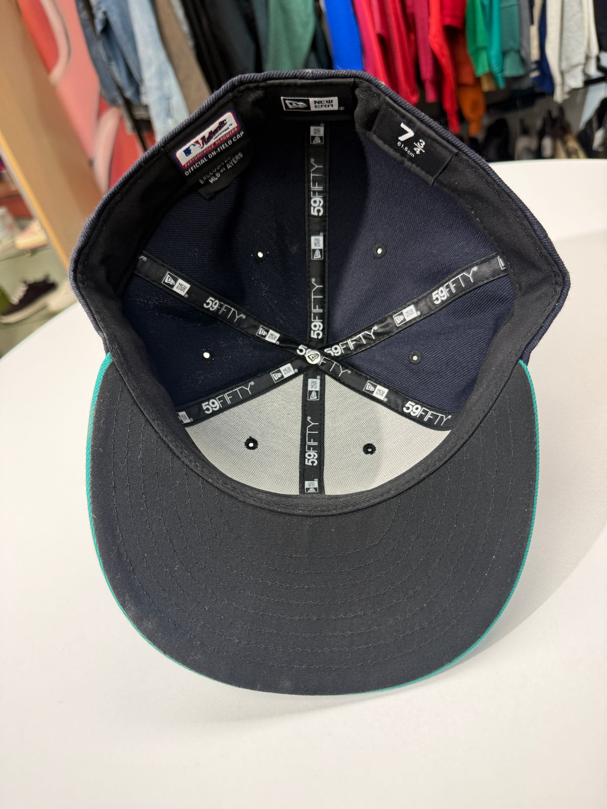 Mariners Classic Teal Brim Fitted