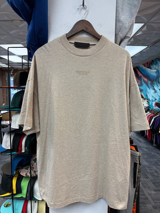 New Sand Beige Fear of Gods Essentials Tee